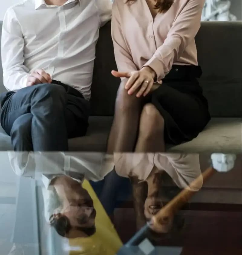 couple talking